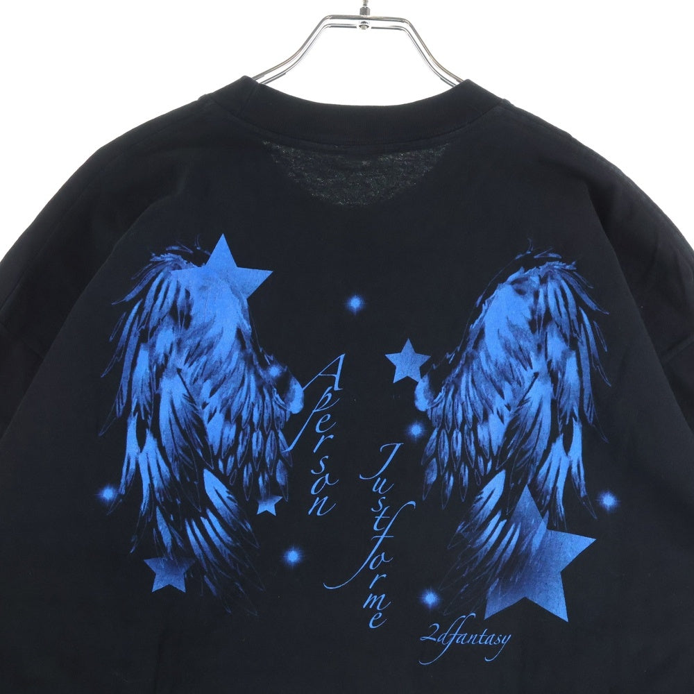 VINTAGE(ヴィンテージ) 00s CHOBITS ちょびっツ ちぃ アニメ 半袖Tシャツ カットソー ブラック