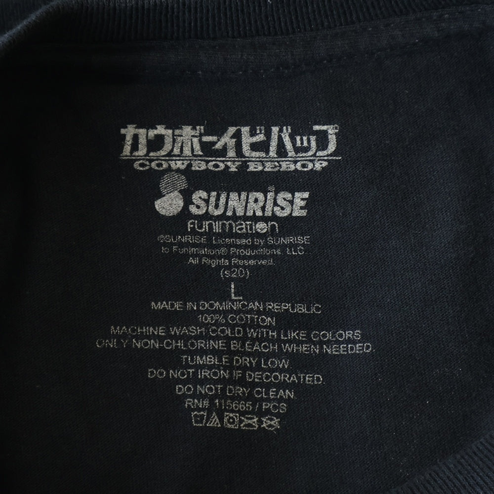 NO BRAND(ノーブランド) 00s COWBOY BEBOP カウボーイビバップ アニメ 半袖Tシャツ カットソー ホワイト