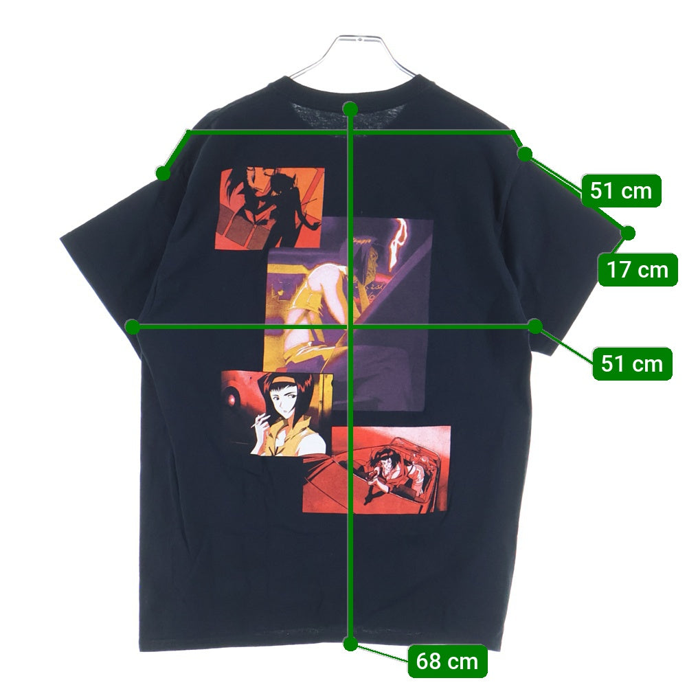 NO BRAND(ノーブランド) 00s COWBOY BEBOP カウボーイビバップ アニメ 半袖Tシャツ カットソー ホワイト
