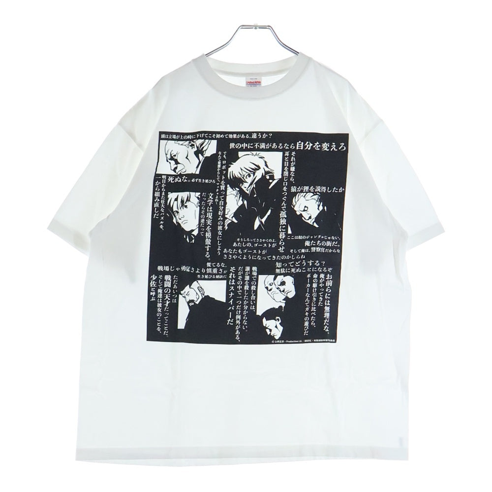 VINTAGE(ヴィンテージ) 00s GHOST IN THE SHELL 攻殻機動隊 アニメ 半袖Tシャツ カットソー ホワイト