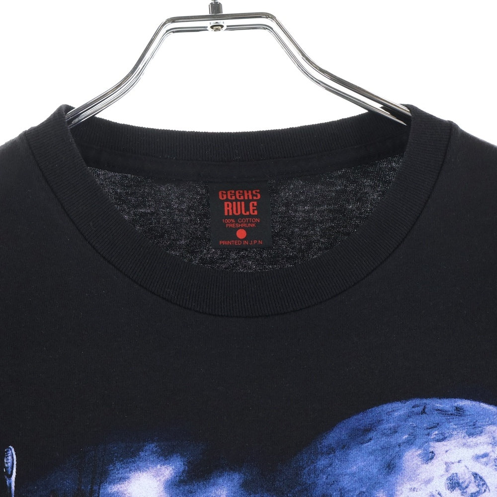 GEEKSRULE(ギークスルール) serial experiments lain レイン 両面プリント 半袖Tシャツ カットソー ブラック