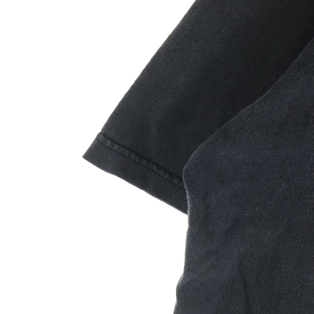 VINTAGE(ヴィンテージ) 90s PLASTIK プラステック クレイジーカット 両面プリント 半袖Tシャツ アニメTシャツ カットソー ブラック