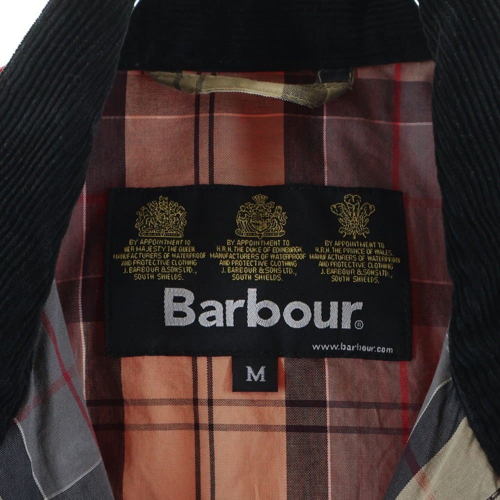 Barbour(バブアー) インターナショナル 胸ロゴ ナイロンジャケット ナイロン 裏地チェック レッド 1101022