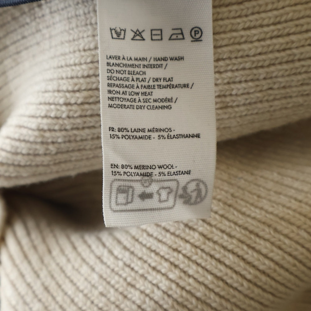 JACQUEMUS(ジャックムス) 23AW アシンメトリー Vネックニット ベージュ 236KN150-2116-130