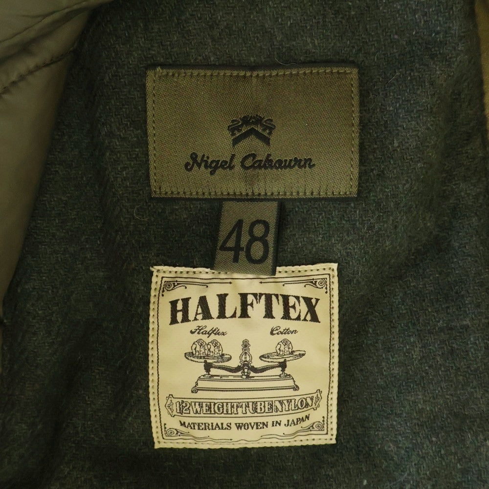 NIGEL CABOURN(ナイジェルケーボン) JEEP COAT ジープコート ウール ナイロン キャメル