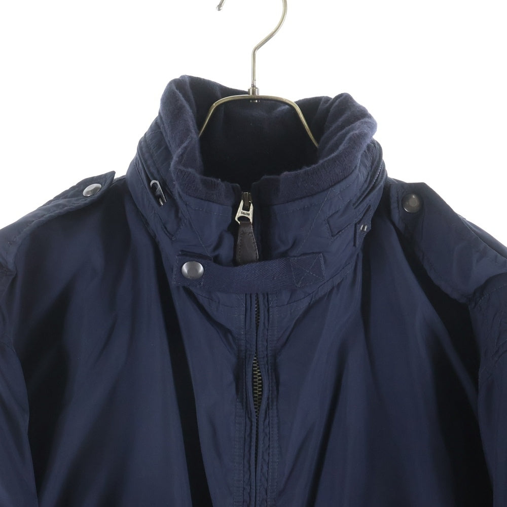 POLO RALPH LAUREN(ポロラルフローレン) 90ー00s Down Jacket ナイロン ジップアップ ダウン ジャケット ネイビー