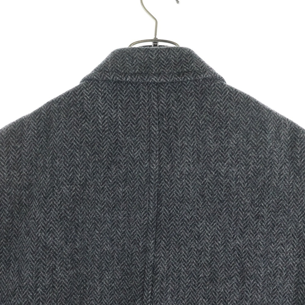 COMME des GARCONS HOMME(コムデギャルソンオム) 80s Archive Chesterfield Coat HC-080150 デカオム ヘリンボーン コート グレー