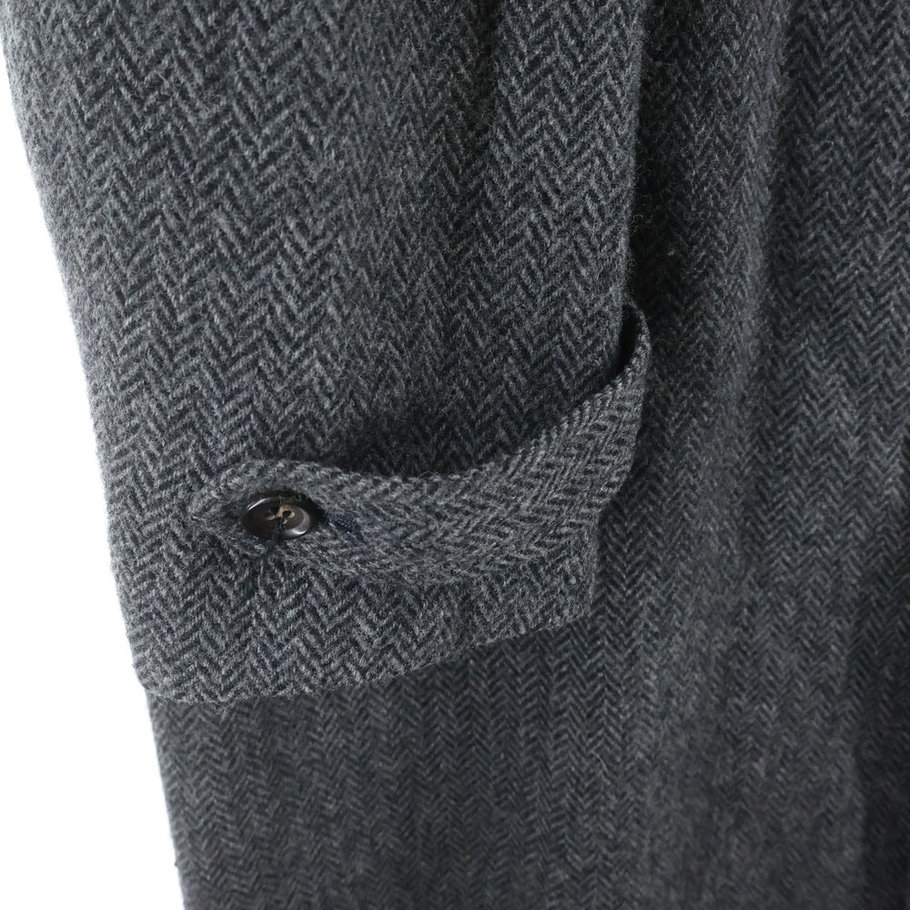 COMME des GARCONS HOMME(コムデギャルソンオム) 80s Archive Chesterfield Coat HC-080150 デカオム ヘリンボーン コート グレー