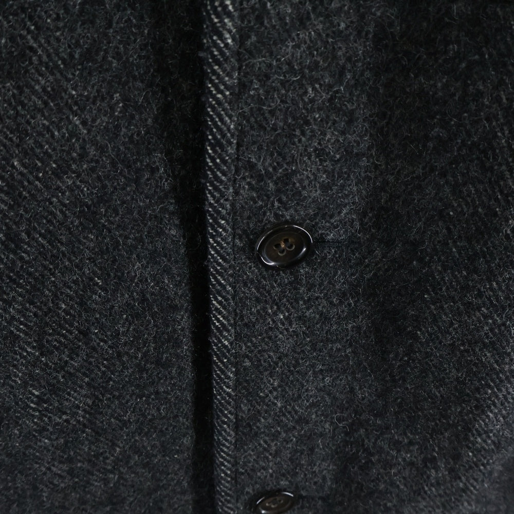 COMME des GARCONS HOMME(コムデギャルソンオム) 80s Archive Chesterfield Coat HC-080110 ヘリンボーン チェスターコート グレー