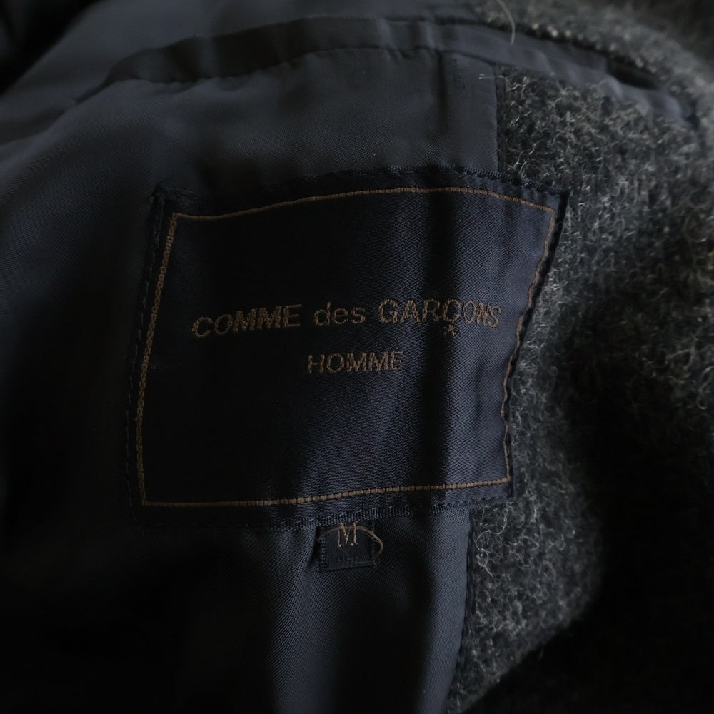 COMME des GARCONS HOMME(コムデギャルソンオム) 80s Archive Chesterfield Coat HC-080110 ヘリンボーン チェスターコート グレー