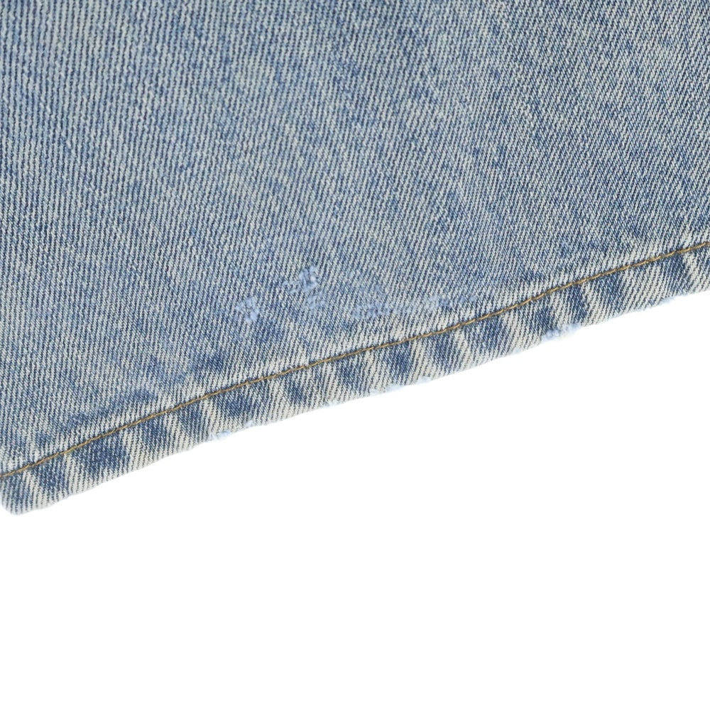 BALENCIAGA(バレンシアガ) 21AW Layered レイヤードワイドデニムパンツ 迷彩 インディゴ 661609