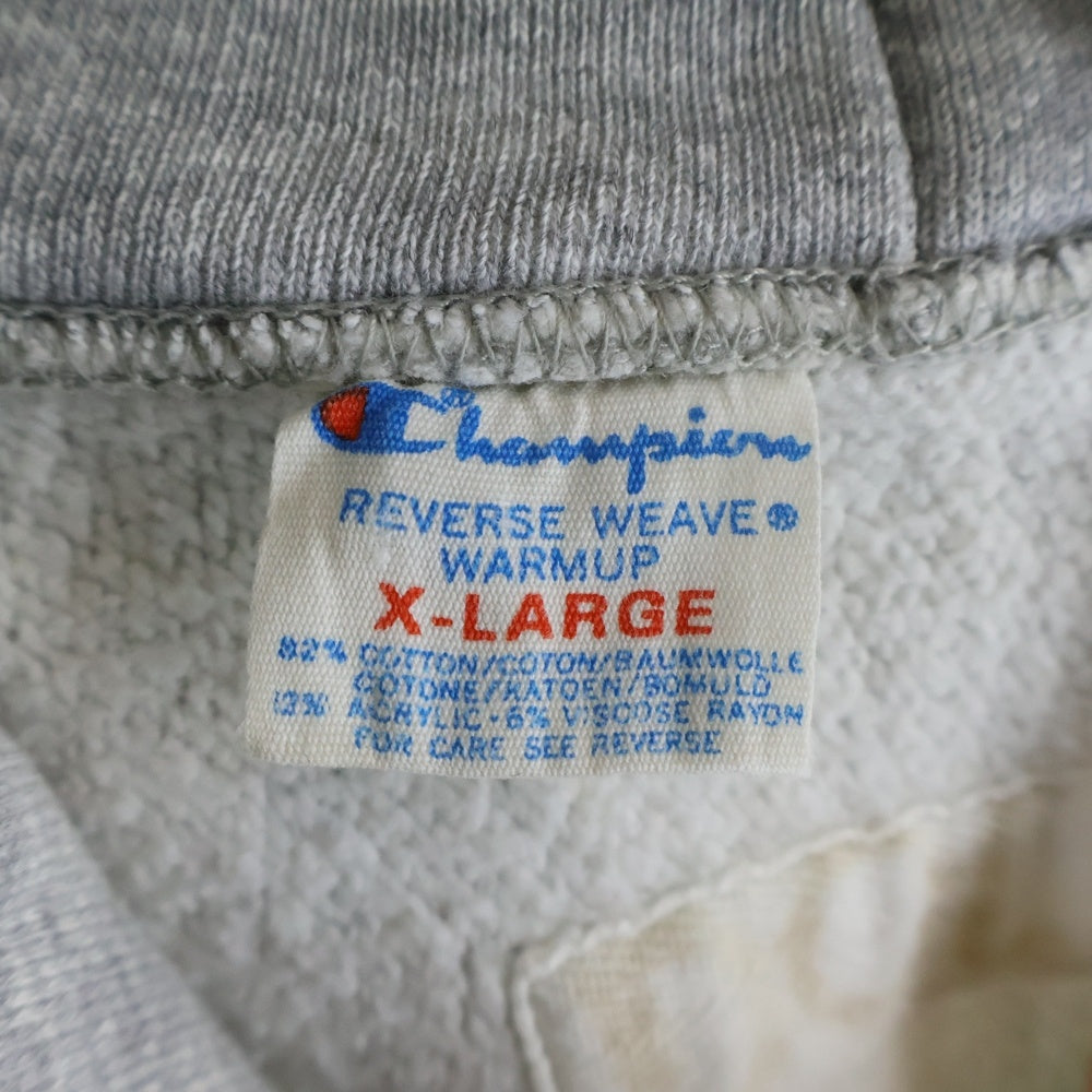 CHAMPION(チャンピオン) 80s REVERSE WEAVE USMA HOODIE リバースウィーブ トリコタグ 前期 フロント プリント パーカー グレー