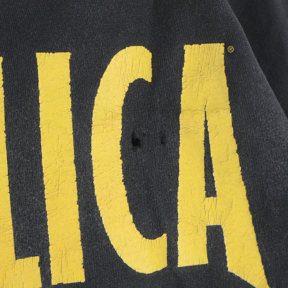VINTAGE(ヴィンテージ) 90s METALLICA PUSHEAD FIXXER メタリカ フィクサー パスヘッド Tシャツ 半袖カットソー ブラック