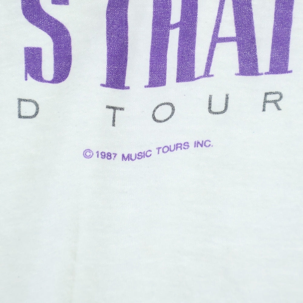 VINTAGE(ヴィンテージ) 80s Madonna Who's That Girl マドンナ フロントプリント Tシャツ 半袖カットソー ホワイト