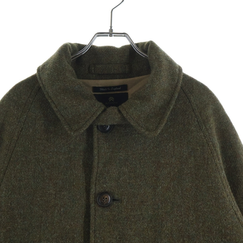 NIGEL CABOURN(ナイジェルケーボン) 21AW ×HARRIS TWEED MADE IN U.K. OW-11 NAM COAT CLASSIC イギリス製 ハリスツイード クラシックウールコート 8043-11-00030