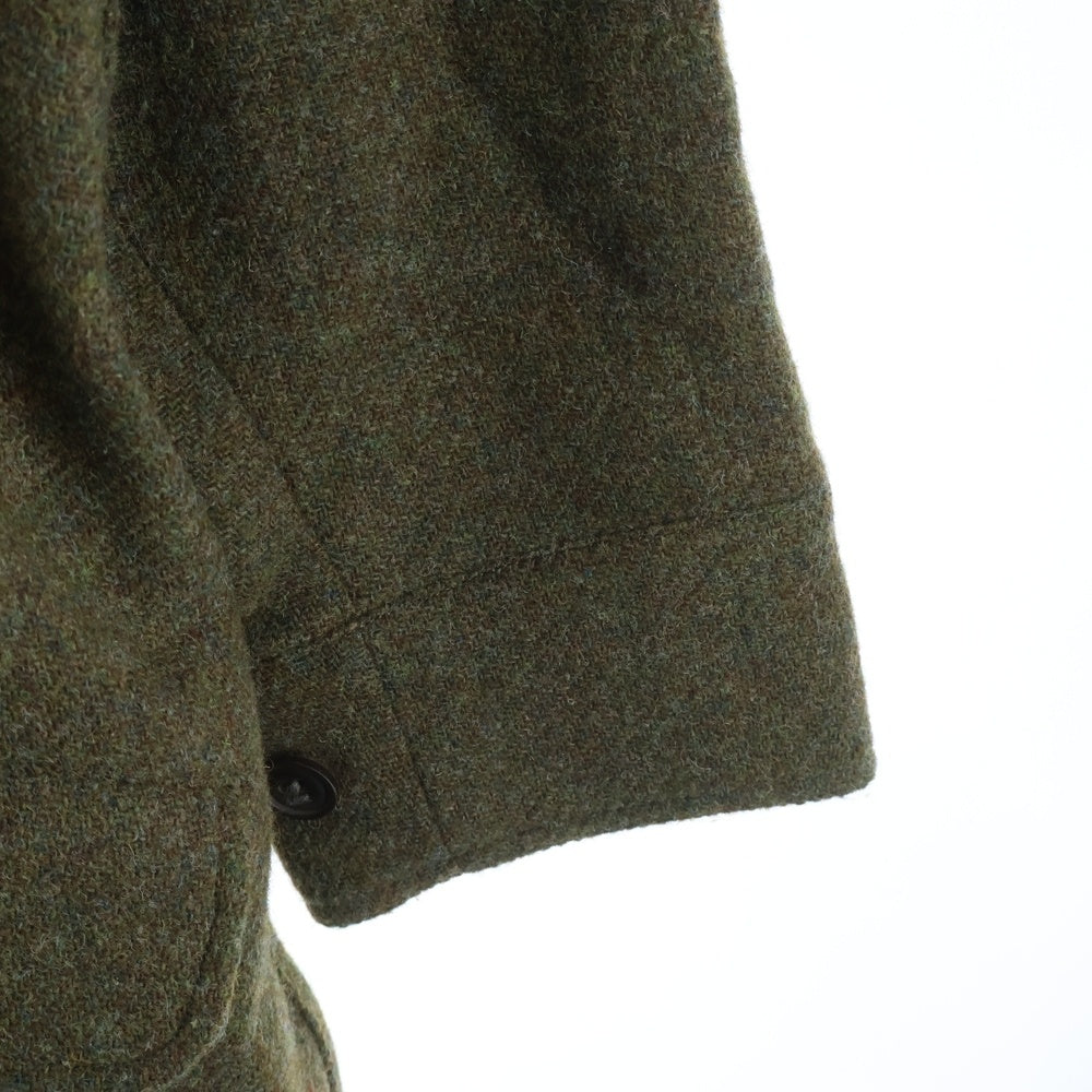 NIGEL CABOURN(ナイジェルケーボン) 21AW ×HARRIS TWEED MADE IN U.K. OW-11 NAM COAT CLASSIC イギリス製 ハリスツイード クラシックウールコート 8043-11-00030