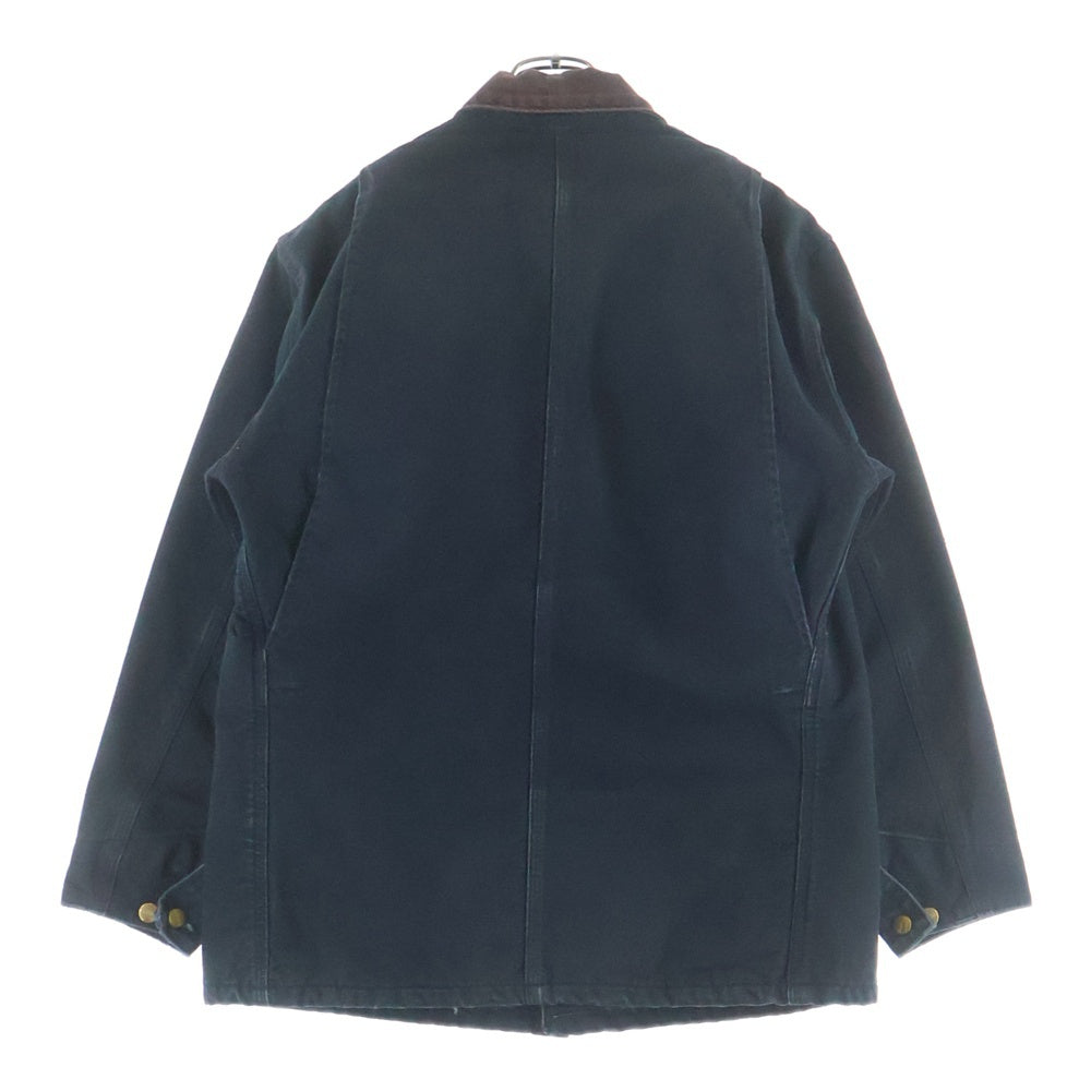 CARHARTT(カーハート) 90-00s ミシガン チョアコート 企業物 カバーオール 裏地ブランケット ネイビー