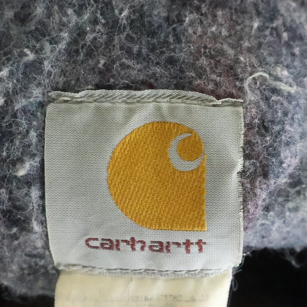 CARHARTT(カーハート) 90-00s ミシガン チョアコート 企業物 カバーオール 裏地ブランケット ネイビー