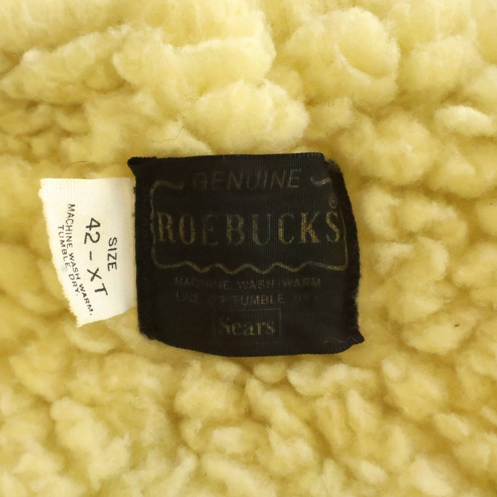 VINTAGE(ヴィンテージ) 70s ROEBUCKS ローバックス 裏ボア デニムジャケット カバーオール インディゴ