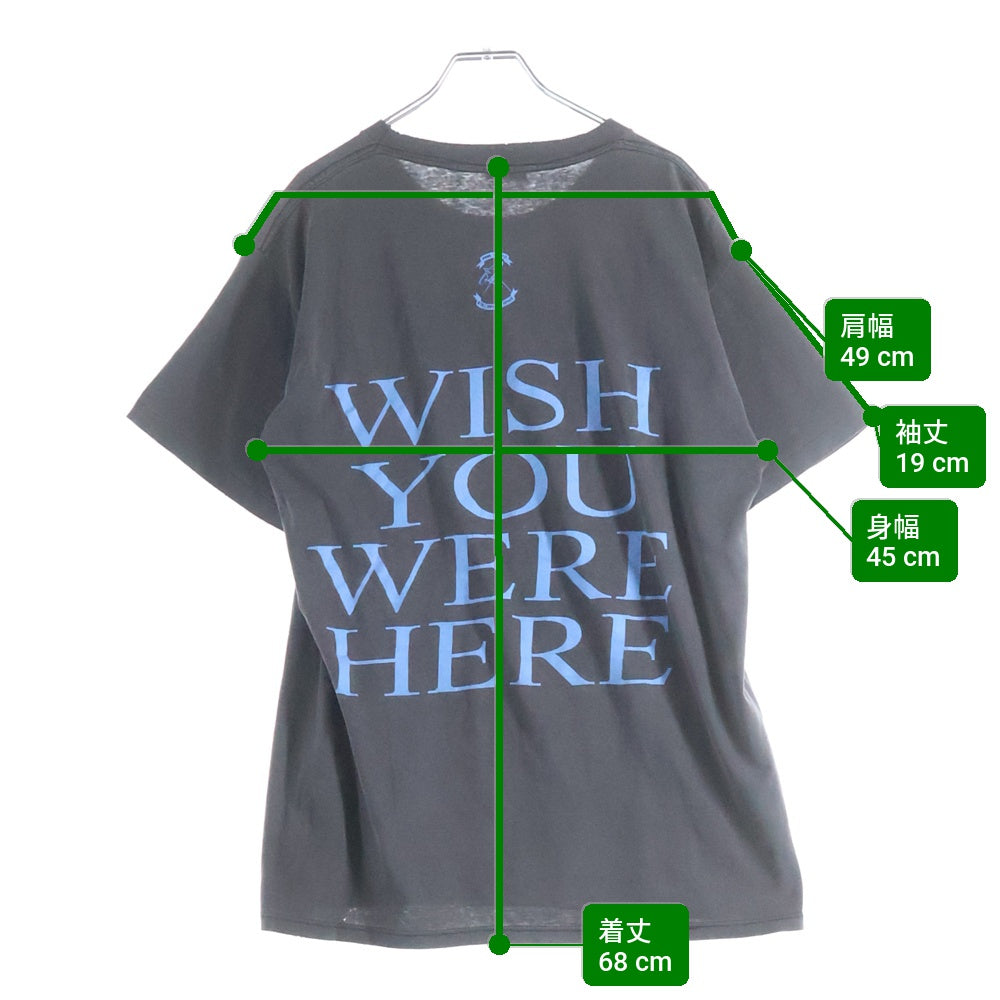 VINTAGE(ヴィンテージ) 90s PINKFLOYD WISH YOU WERE HERE ピンクフロイド 両面プリント バンドTシャツ 半袖Tシャツ カットソー ブラック
