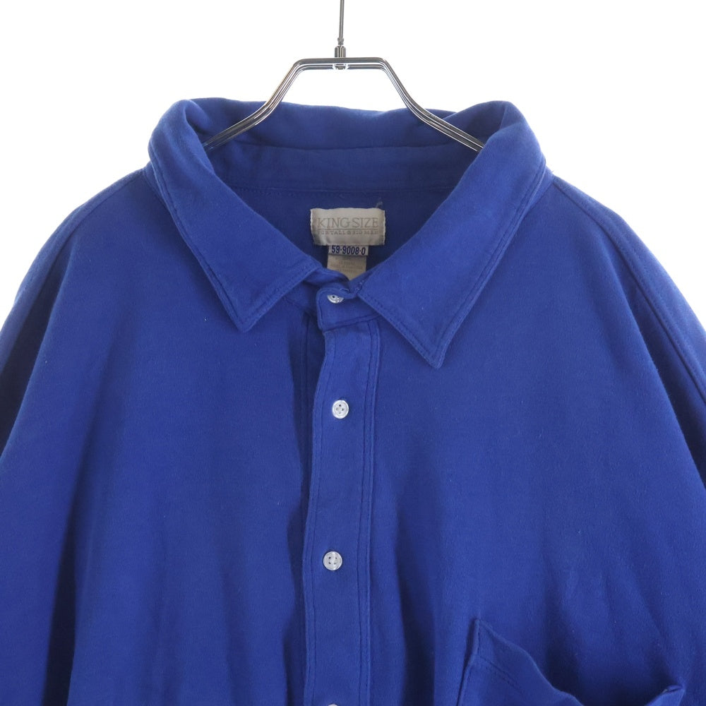 VINTAGE(ヴィンテージ) KING SIZE COTTON OVERSIZE SHORT SLEEVE SWEAT SHIRT キングサイズ オーバー スウェット 半袖シャツ ブルー