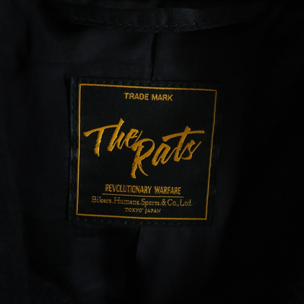 RATS(ラッツ) 25AW P-COAT EMBROIDERY 25'RJ-1202 刺繍 Pコート ブラック