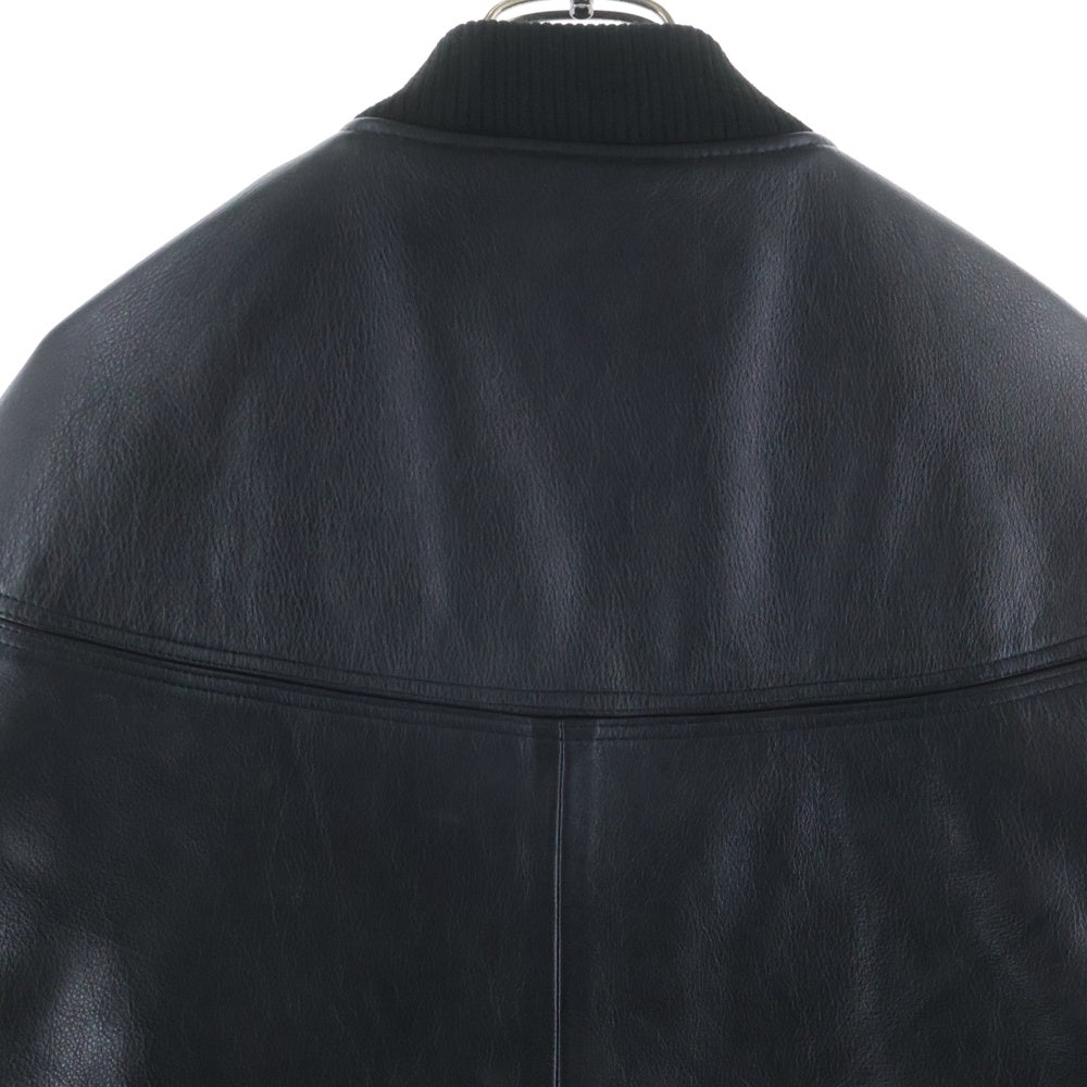 NO BRAND(ノーブランド) SAMS MOTORCYCLE LEATHER DERBY JACKET サムズモーターサイクル レザー ダービー ジャケット ブラック