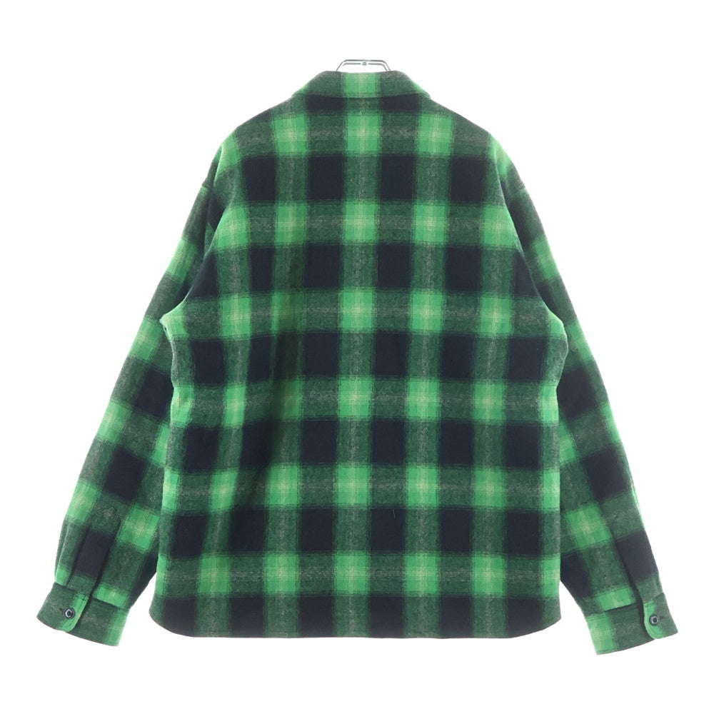 RATS(ラッツ) WOOL CHECK SHIRT JKT 25'RS-1104 ウール チェック シャツ ジャケット グリーン/ブラック