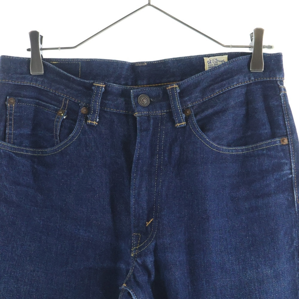 orslow(オアスロー) 107 セルビッチ ジッパーフライ ストレート デニムパンツ ジーンズ インディゴ