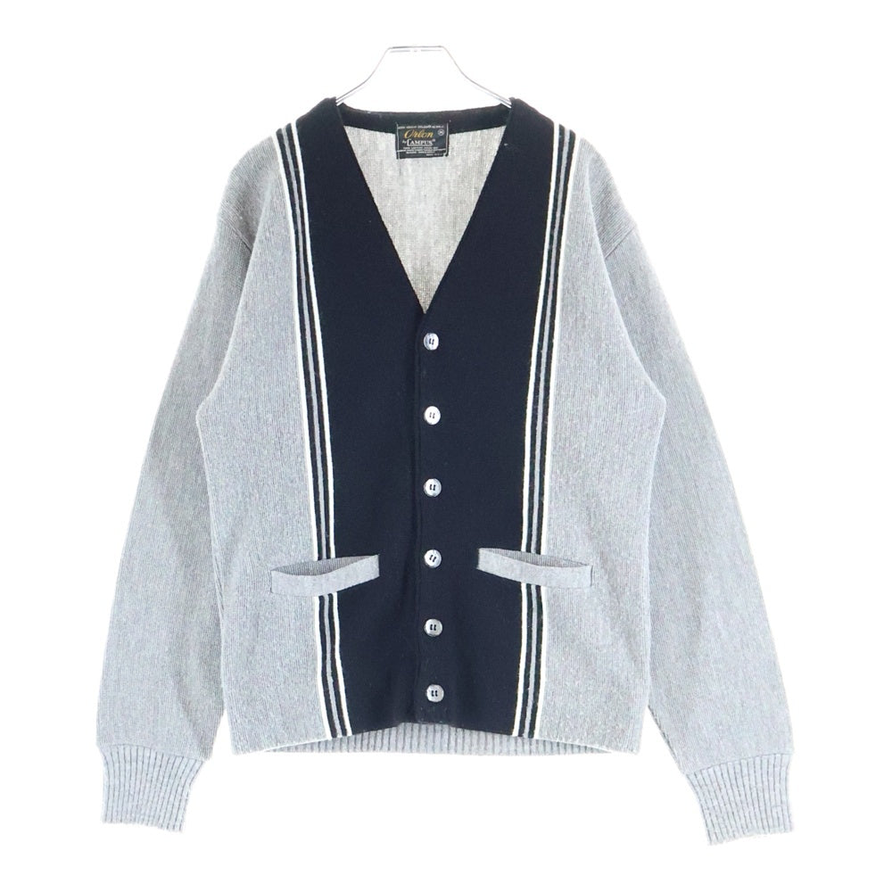 CAMPUS(キャンパス) 60s~70s VINTAGE ヴィンテージ カーディガン ニット ブラック/グレー