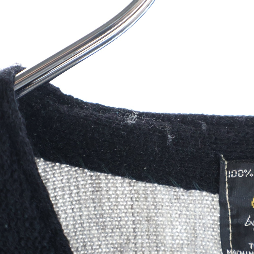 CAMPUS(キャンパス) 60s~70s VINTAGE ヴィンテージ カーディガン ニット ブラック/グレー