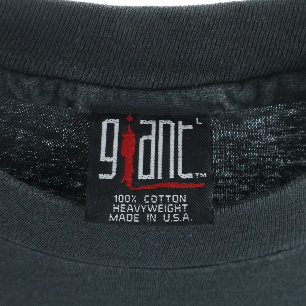 VINTAGE(ヴィンテージ) 90s L7 BONE HAND SIGN バンド 半袖Tシャツ カットソー ブラック