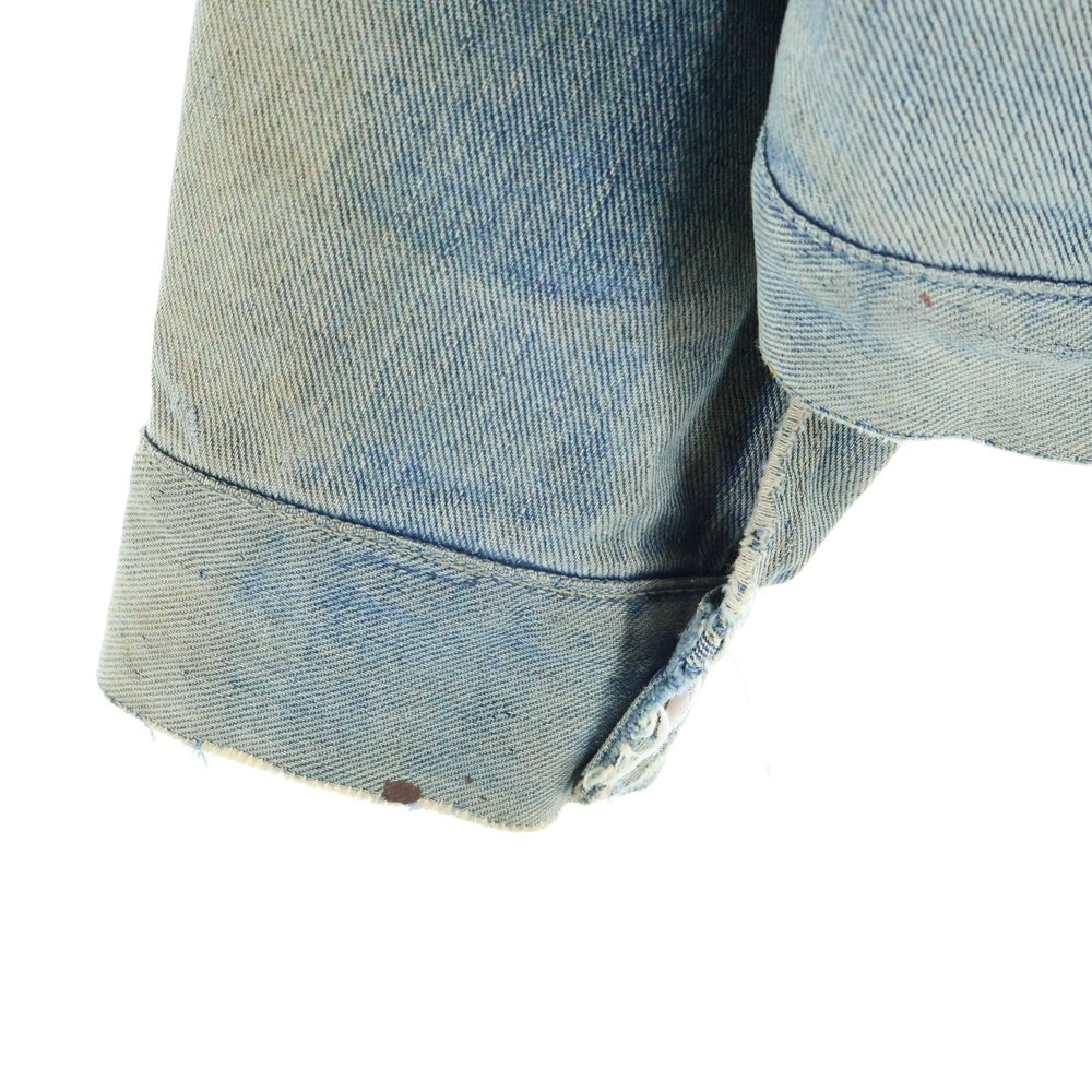 Wrangler(ラングラー) 60s Vintage BLUE BELL 11MJZ 縦ベル SCOVILL GRIPPER ZIPPER デニム ジャケット インディゴ