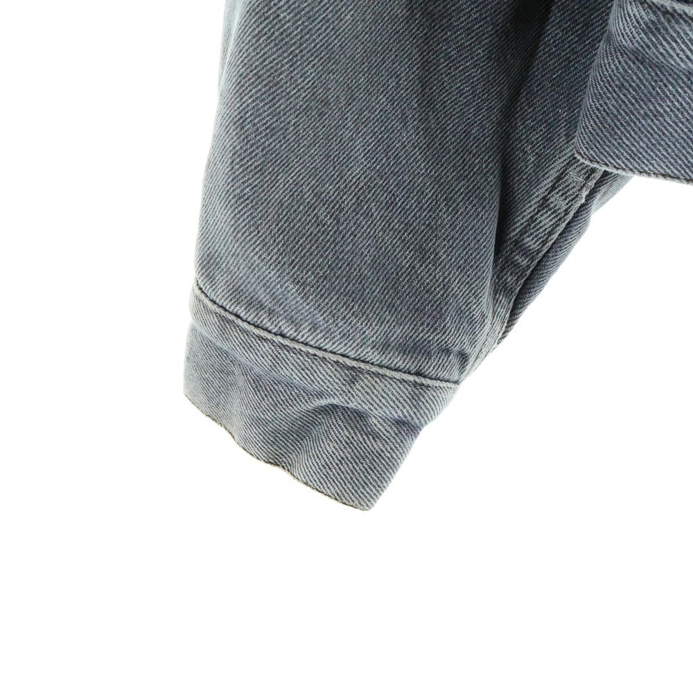 Levi's(リーバイス) 80s 70411 ボタン裏刻印527 ライナー ネルチェック デニム ジャケット グレー