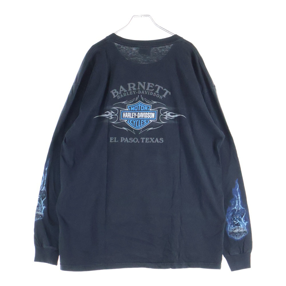 VINTAGE(ヴィンテージ) 00s HARLEY DAVIDSON JOKER L/S ハーレーダビッドソン ジョーカー ロンT 長袖カットソー ブラック
