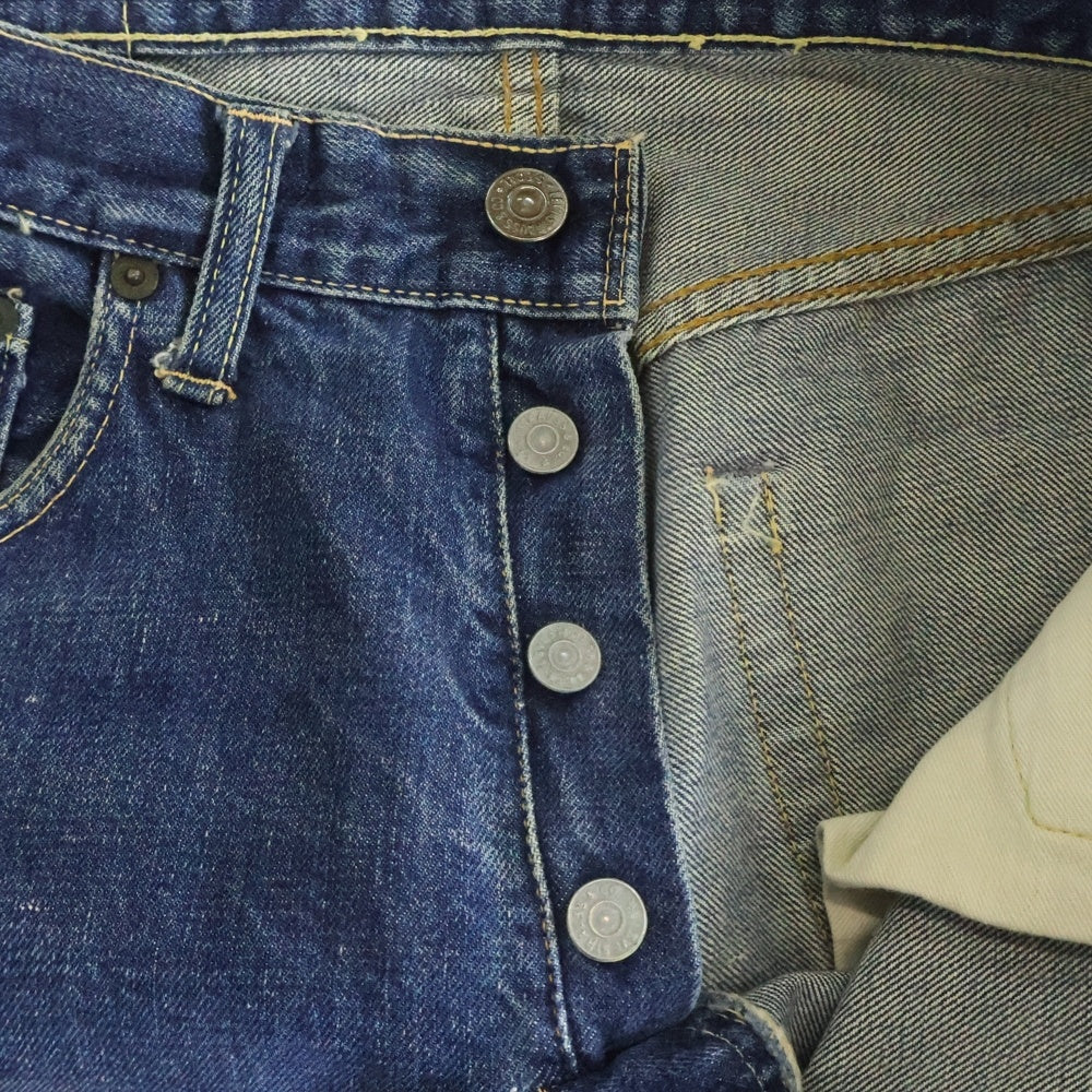 Levi's(リーバイス) 60-70s VINTAGE 501 BIG E ボタン裏刻印4 Aタイプ 両面タブ デニムパンツ インディゴ