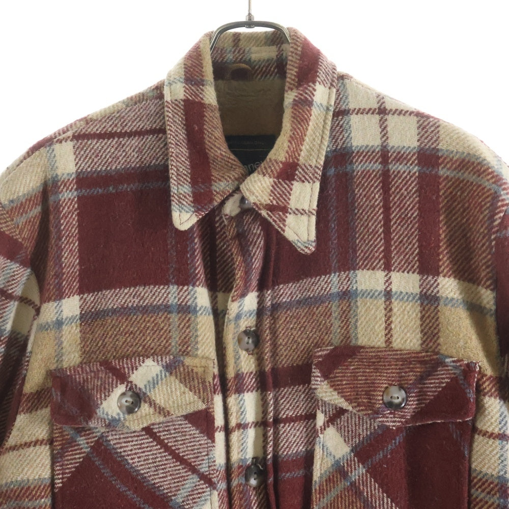 VINTAGE(ヴィンテージ) 70s JC PENNEY ジェーシーペニー CPOチェックウールジャケット 黒タグ レッド×ホワイト