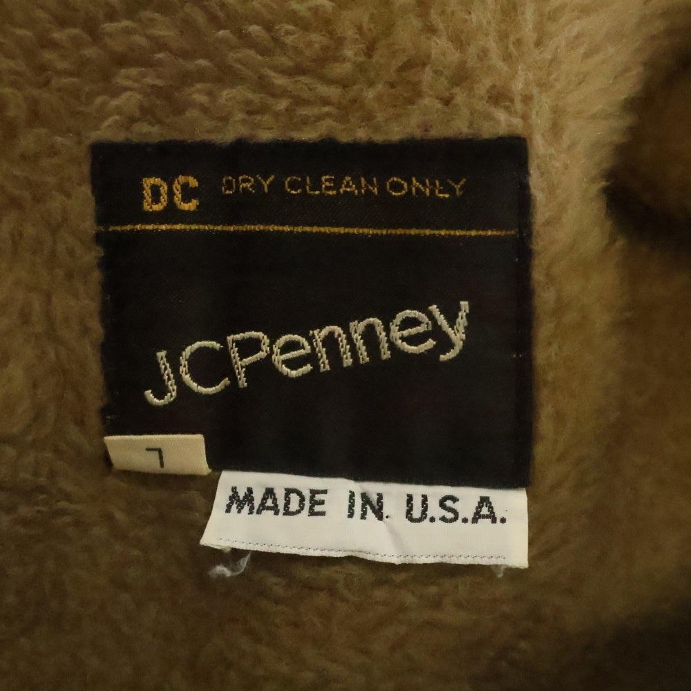 VINTAGE(ヴィンテージ) 70s JC PENNEY ジェーシーペニー CPOチェックウールジャケット 黒タグ レッド×ホワイト