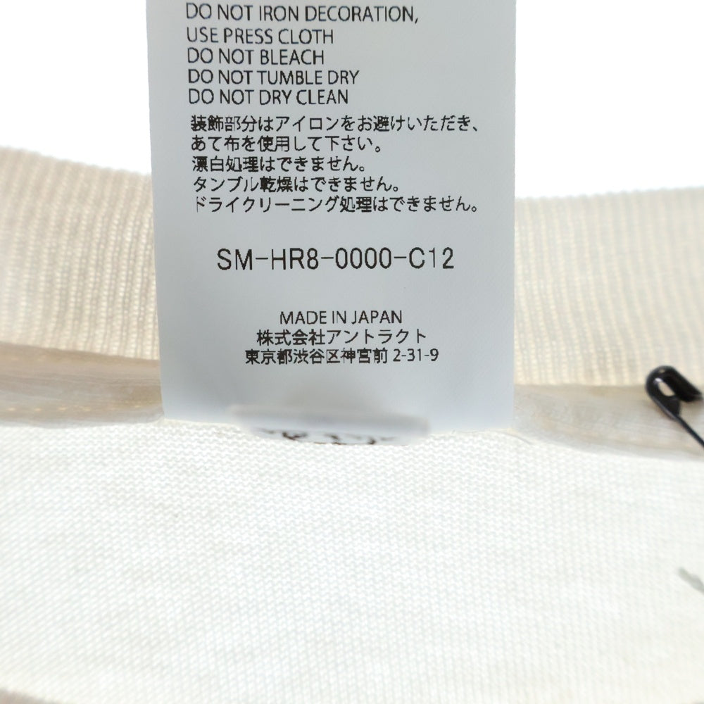 SAINT MICHAEL(セントマイケル) EV_SS TEE エヴァンゲリオン 両面プリント 半袖Tシャツ カットソー ホワイト SM-HR8-0000-C12