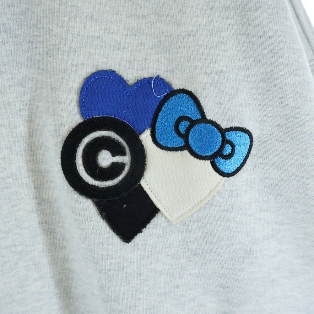 COIN PARKING DELIVERY(コインパーキングデリバリー) ×SANRIO CHARACTERS SWEAT SHIRT CPDSC-KT14 ×サンリオキャラクターズ クルーネック長袖スウェットトレーナー グレー