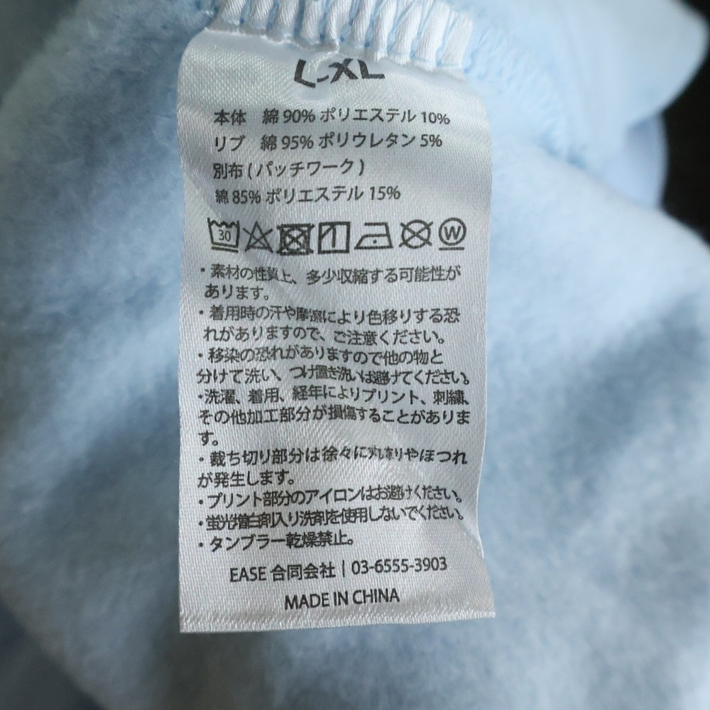COIN PARKING DELIVERY(コインパーキングデリバリー) ×SANRIO CHARACTERS SWEAT SHIRT CPDSC-KT14 ×サンリオキャラクターズ クルーネック長袖スウェットトレーナー ブルー