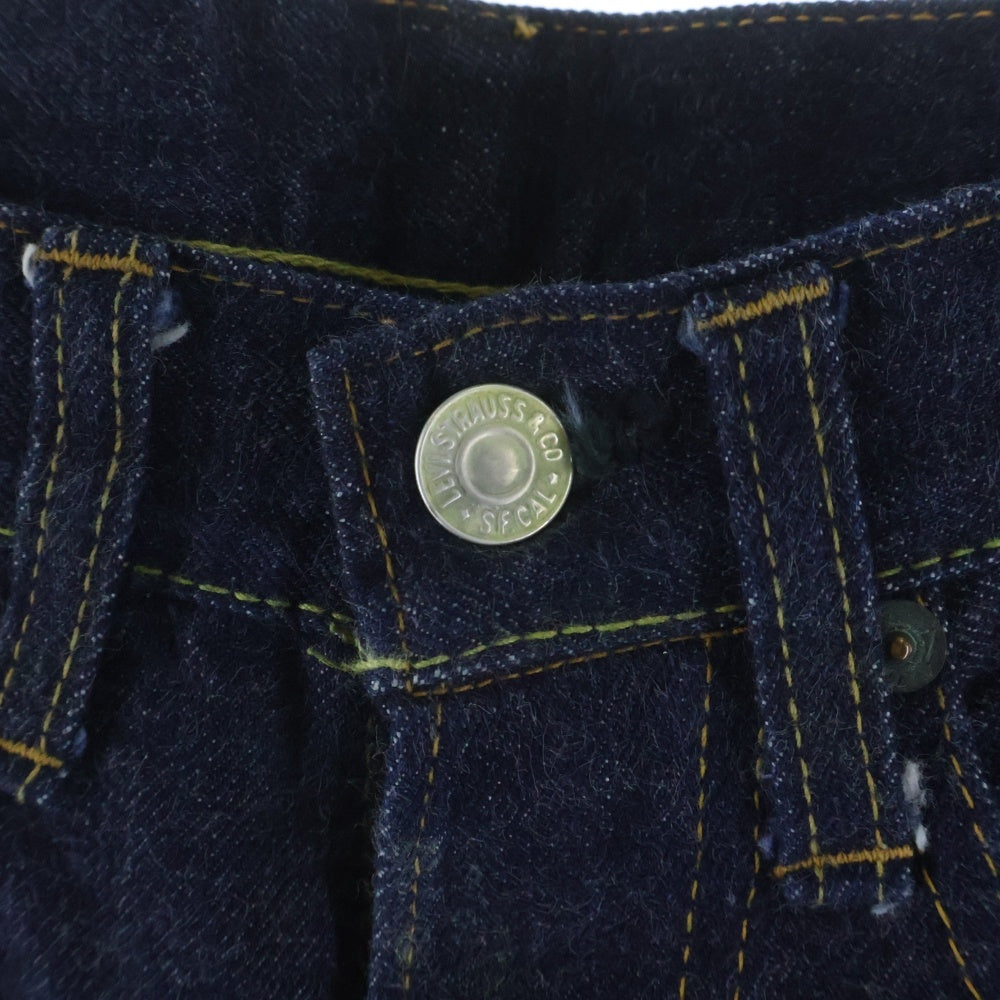 Levi's(リーバイス) 60s VINTAGE 501XX デニムパンツ 過渡期 ボタン裏刻印W 不均等V Vステッチ 裏カンヌキ 足長R デニムパンツ ヴィンテージ インディゴ