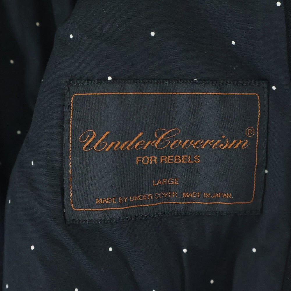 UNDERCOVER(アンダーカバー) 02AW Archive 魔女期 ストライプ テーラードジャケット 熊刺繍