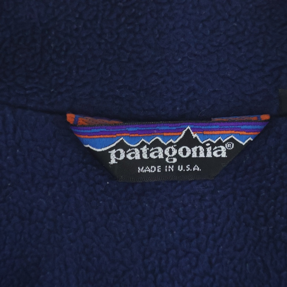PATAGONIA(パタゴニア) 80s VINTAGE シェルドシンチラジャケット ジップアップ アウター USA製 パープル 28109 レディース