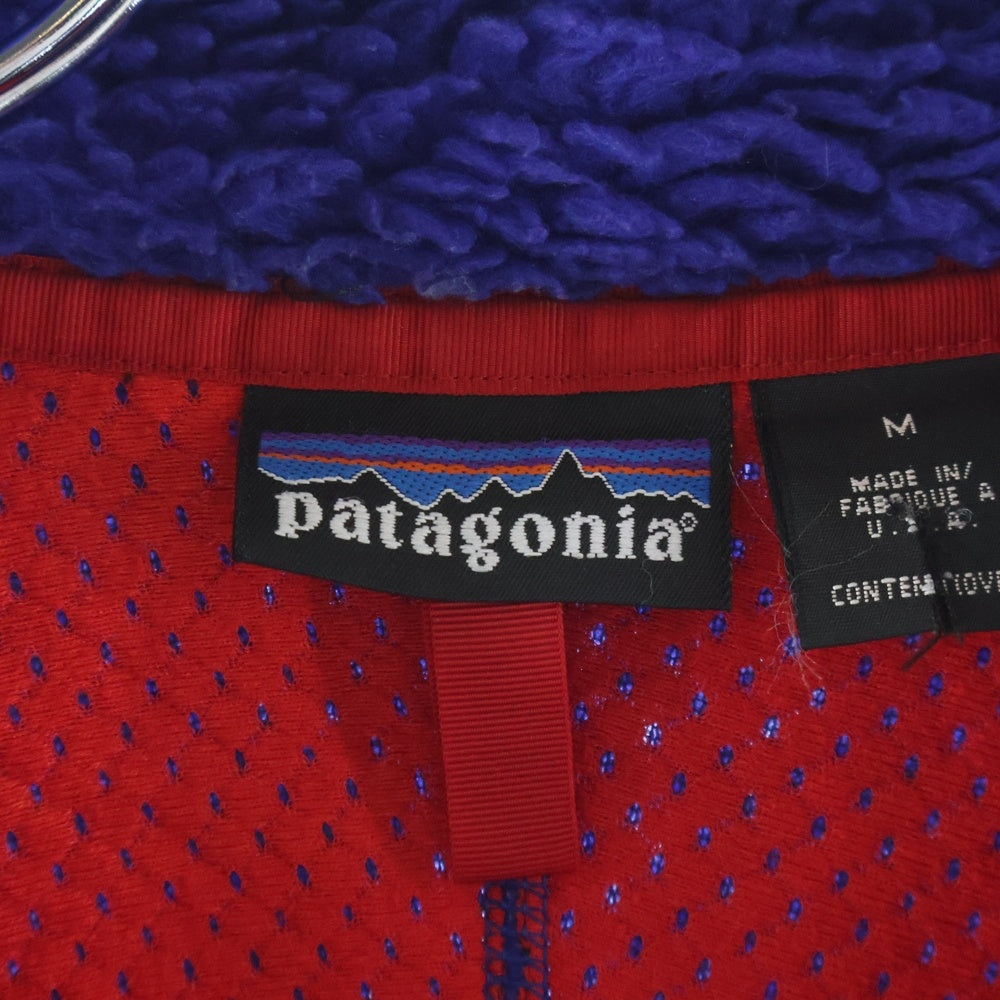 PATAGONIA(パタゴニア) 00s VINTAGE Classic Retro Cardigan クラシックレトロカーディガン ジップアップ USA製 ブルー