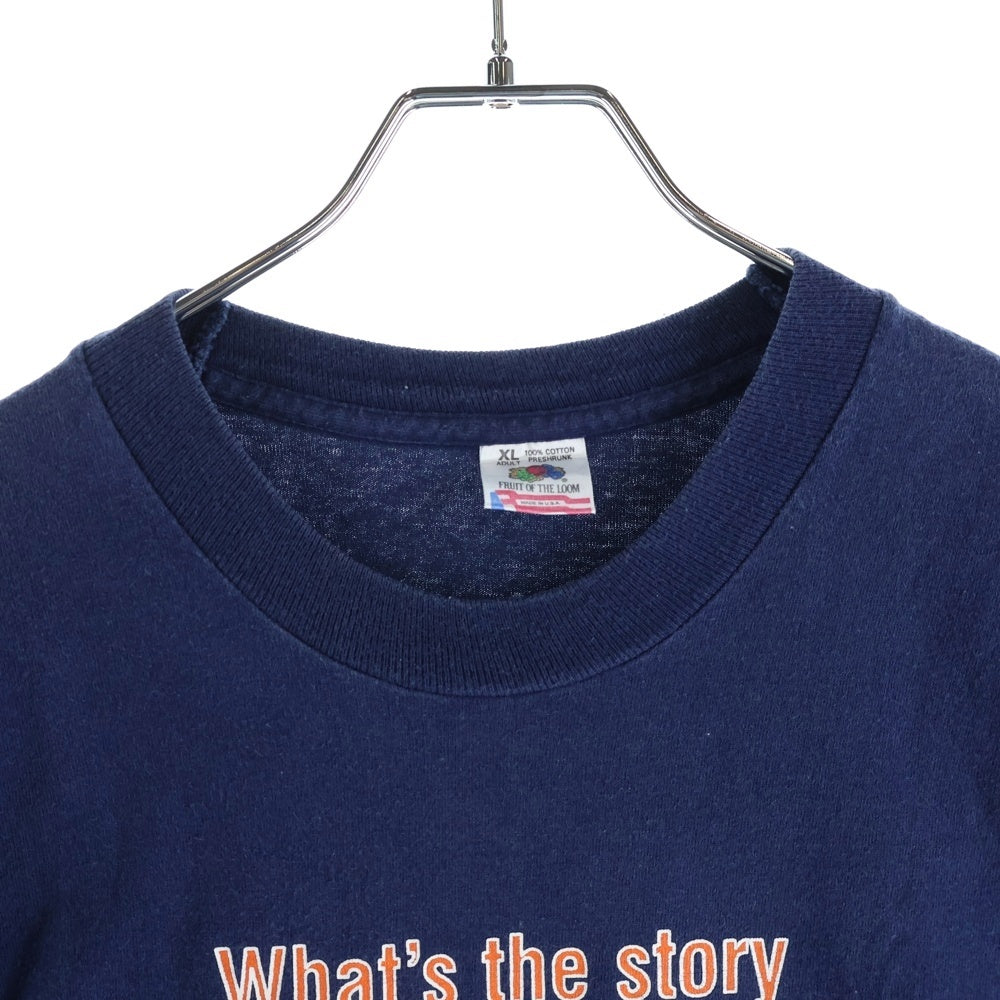 VINTAGE(ヴィンテージ) 90S VINTAGE oasis What's the story オアシス ヴィンテージプリントTシャツ 半袖カットソー ネイビー