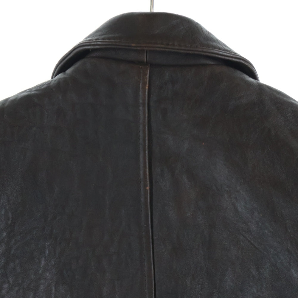 AVIREX(アヴィレックス) 80s VINTAGE A-2 Leather Flight Logo Jacket フライトレザー ロゴパッチ ジャケット ブラウン