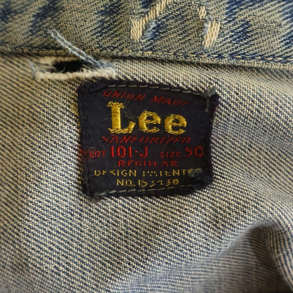 LEE(リー) 50s初期 VINTAGE 101-J ヴィンテージ デニムジャケット インディゴ