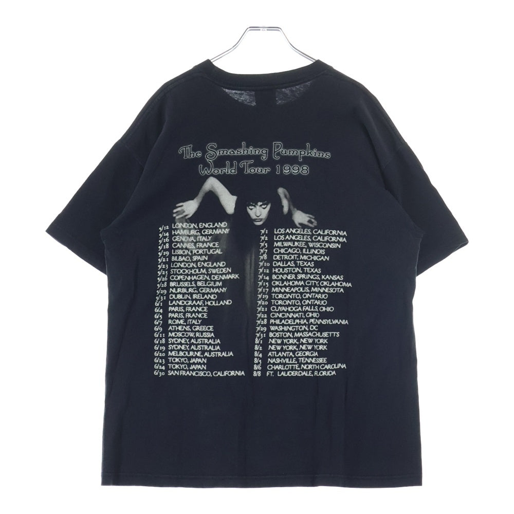 VINTAGE(ヴィンテージ) 90s The Smashing Pumpkins Adore スマッシングパンプキンズ バンド 両面プリント 半袖Tシャツ カットソー ブラック