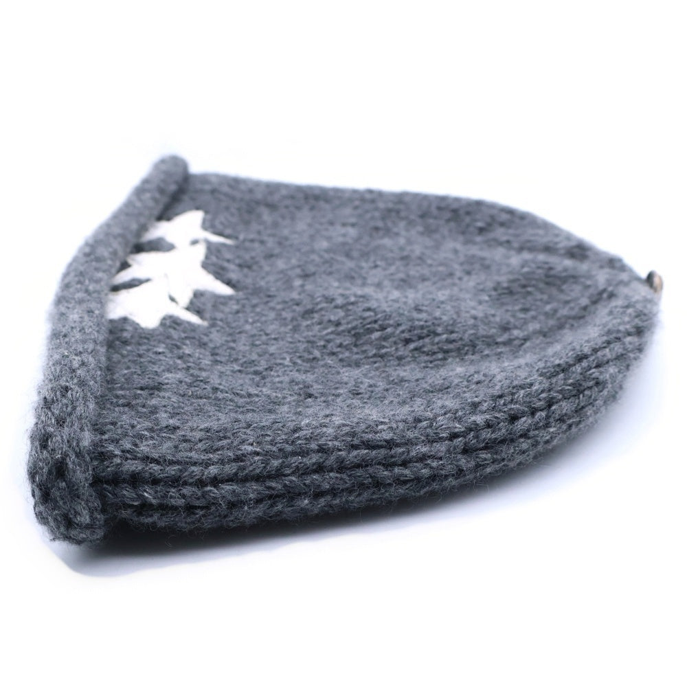 CHROME HEARTS(クロムハーツ) BEANIE CASH スターパッチ付きカシミアビーニー帽子